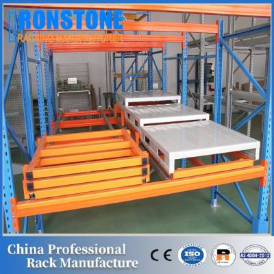 China Immediate Access And Visibility Push Back Rack System With Picking And Loading for sale