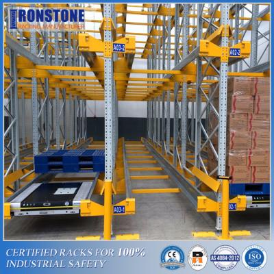 China Battery Powered Warehouse Radio Shuttle Pallet Racking System With  Significant Efficiency Gains for sale