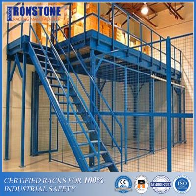 China Doubling or Tripling Available Warehouse Areas Mezzanine Racking System for sale