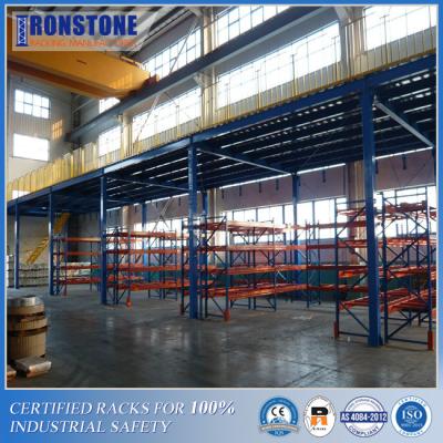 China Sistema industrial abierto del tormento del almacenamiento del entresuelo de Warehouse del diseño profesional en venta