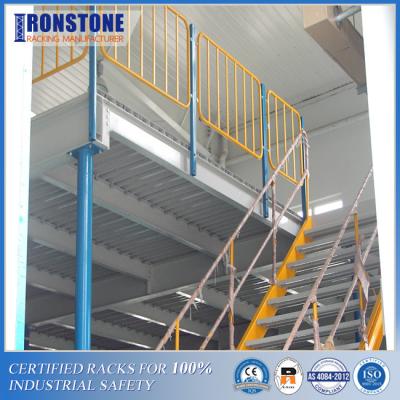 中国 米国ビルド規格の中二階のフロアーリングの棚システム産業鋼鉄プラットホーム 販売のため