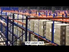 Customized Adjustable VNA Steel Pallet Rack System For High Density Storage