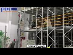 Anti Rust Steel Mezzanine Storage System For Large Warehouses