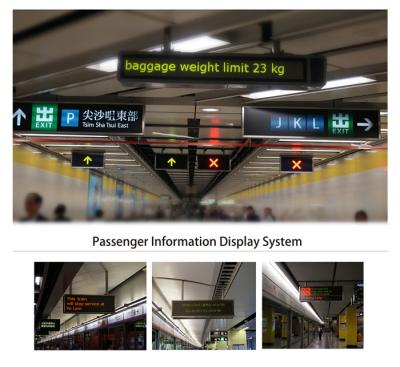 China High Intensity Advance Passenger Information System Full Color Auto / Manual Dimming for sale