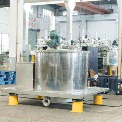 China Máquinas centrífugas convenientes de la sedimentación de PGZ del raspador inferior automático de la descarga para la separación de la química en venta