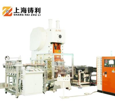 China Fully Automatic Mechanics Foil Food Container Production Line ZL-T63 In FAST Speed And HIGH Quality in China for sale