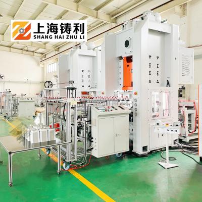 China Fully Automatic Aluminium Foil Container Making Machine 3 Phase 50HZ Pneumatic Making Machine for sale