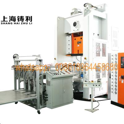 China 180mm Strokes Aluminum Foil Container Machine 260mm Stroeks Foil Plate Making Machine 7.5m for sale