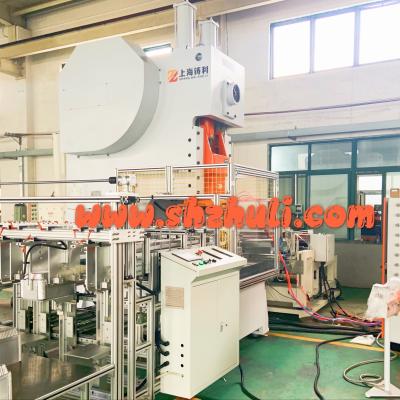 China AUTOMATIC ALUMINUM FOIL CONTAINER PRODUCTION LINE  ALUMINUM FOIL MAKING MACHINery High Efficiency for sale