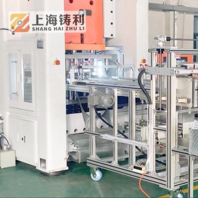 China Automatic Aluminum Container Machine 80Tons Disposable Aluminum Foil Food Container Making Machine For Mid East Market for sale