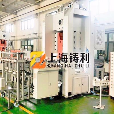 China Disposable Aluminium Foil Cup Making Machine 1000MM Silver Foil Container Machine for sale