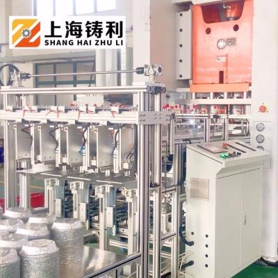 China 24KW Aluminum Foil Manufacturing Machine Foil Plate Making Machine Servo Motor for sale