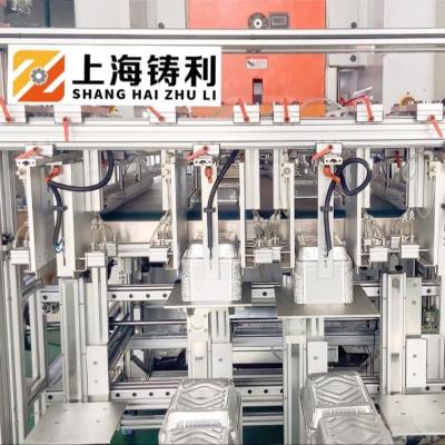 China 68 TIMES/MIN Aluminium Box Making Machine Foil Tea Cup Making Machine for sale