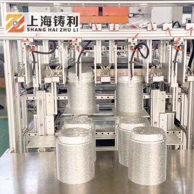 China Envase del papel de aluminio que hace máquina SMC la placa de aluminio Pan Cup Machine del envase de comida en venta