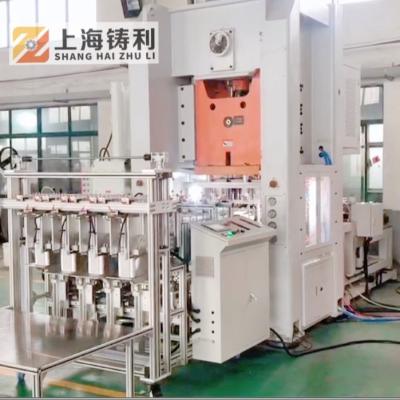 China Aluminum  Silver Foil Box Making Machine Aluminum Foil Container Machine For Food Package for sale