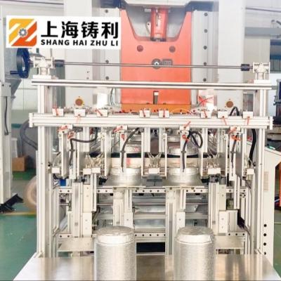 China White Orange Aluminium Foil Making Machine Aluminum Foil Container Machine 12000pcs/H for sale