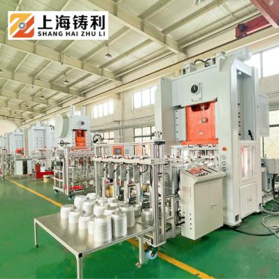 China 24KW Aluminium Foil Container Making Business automatic  Aluminium Foil Paper Making Machine for sale