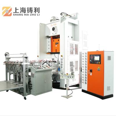 China Automatic 24KW Foil Container Production Line ZL-T80 Disposable Aluminium Foil Making Machine for sale