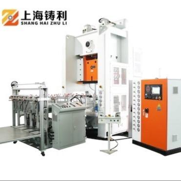 China envase de comida del papel de aluminio de la punzonadora 24KW del envase de comida 13T que hace la máquina en venta