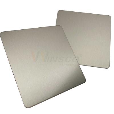 China TP 201 304 316 430 AFP Decorative Hairline No.4 Surface Stainless Steel Sheet for sale