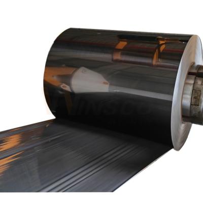China Espejo estupendo de acero inoxidable en frío de doblez 201 del titanio del negro de la bobina 8K 304 316 en venta