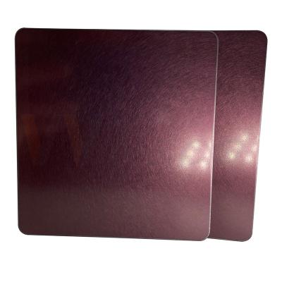 China 4x10 Decorative Stainless Steel Sheet Cold Rolled Rose Gold Vibration for sale