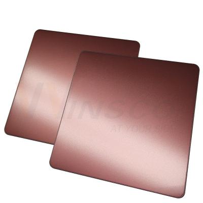 Chine la perle décorative de feuille d'acier inoxydable de 1250mm a soufflé Rose Gold Grade finie 201 304 316 à vendre