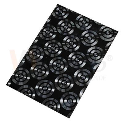 China AISI 201 304 316 CD Polishing Black Titanium 3D Laser Ornamental Stainless Steel Sheet for sale