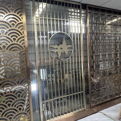 China Architectural Stainless Steel Screen Partition Custom Made Metal Wall Divider for sale