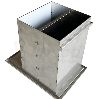 China Metal Fabrication Indoor Outdoor Stainless Steel Trash Cans for sale