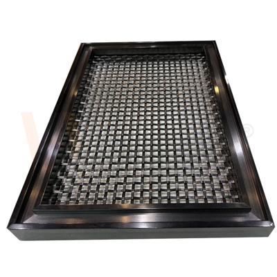 Chine Grillage décoratif solides solubles 201 d'acier inoxydable de PVD 304 316 pour la décoration d'escalier à vendre