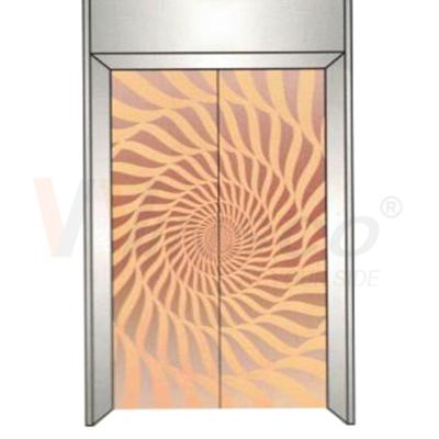 China 0.3-3mm Elevator Stainless Steel Sheet JIS Standard Bronze Coating Mirror Finish Etched for sale