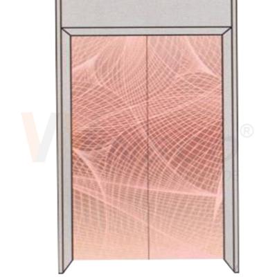China Custom Hairline Etched Pattern Elevator Stainless Steel Sheet PVD Color for sale