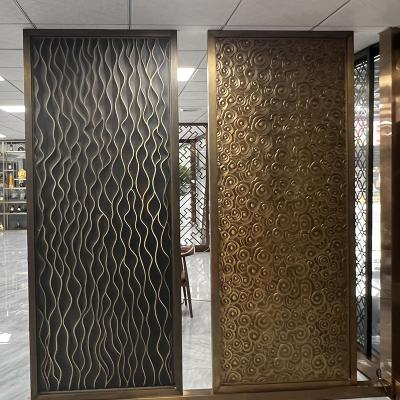 China Laser Cutting Stainless Steel Screen Partition For Door Decoration for sale