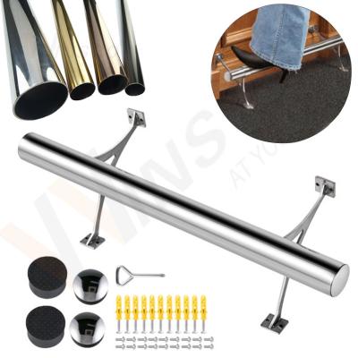 China 42.4mm 48.3mm 63.5mm Stainless Steel Inox Round Pipe Polished Matt Colored Surface Foot Rail Tube 201 304 316 for sale