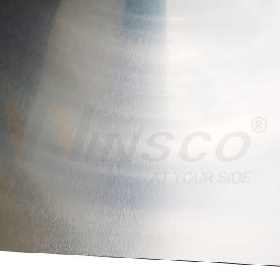 China SS 316 Thick Texture Inox Metal Plate 1500mmx3000mm Stainless Steel Sheet No.4 #4 Brushed Finished for sale