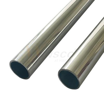 China Mirror Satin Surface 25.4mm Inox Metal Tube 201 304 316 Grade 0.4mm-3.0mm Thickness 1 Inch Stainless Steel Round Pipe for sale