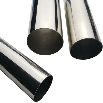 China 201 304 316 Grade 2 1/4'' Mirror Stainless Steel Welded Tube 57mm OD 1.2mm-3.5mm Thickness Inox Round Pipe for sale