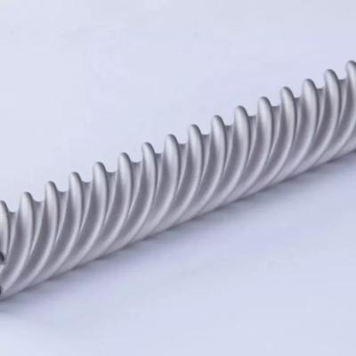 China Gr 1Gr2 Gr5  Gr9 High Efficiency Spiral Corrugate Copper Titanium Tube For Heat Exchanger for sale