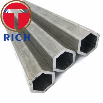 China Cold Drawn Special shaped Alloy Structural shapes Hollow Hexagonals Fin Double Omega  Steel Tubes profile for sale