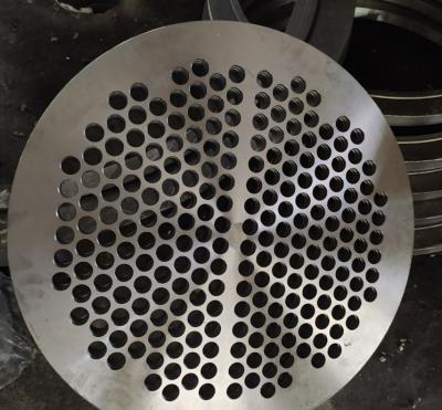 China Stainless Steel Tube Sheet Flange Large Diameter 304 Evaporator Forged Condenser Tube Sheet Carbon Steel Stainless Steel for sale