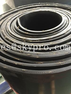 China Textile fiber reinforced rubber sheeting roll High tensile strength and wear resistance for sale