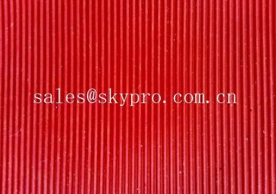 China Commercial Anti-fatigue Wide / fine ribbed flooring rubber mats 3mm thick min. for sale