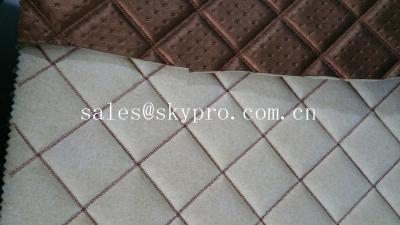 China Commercial upholstery rubber fabric laminated car mat flooring 3mm thick for sale