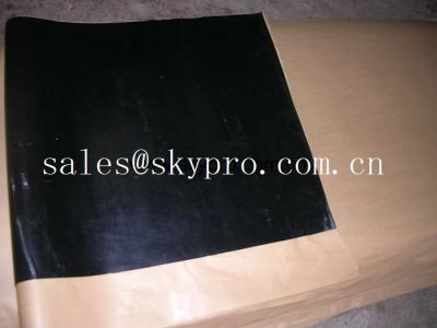 China Custom Width self-adhesive / PSA backing rubber sheet roll , easy released glue for sale
