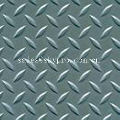 China Large Diamond thread pattern thick 3mm - 6mm rubber floor mats for gasket for sale