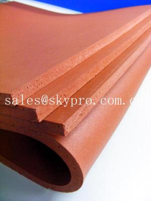 China Surface smooth / shark skin / embossed Neoprene Rubber Sheet , Silicone foam rubber sheet for sale