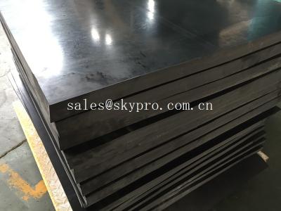 China Heavy duty non-slip rubber plate , plain and grip top shock absorption rubber mat roll for sale
