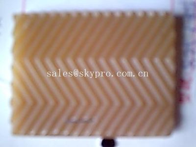 China High tensile Anti-slip wave pattern rubber sheets for shoe soles / boot sole for sale