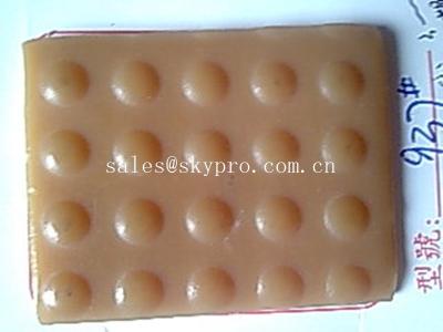 China Round stud pattern shoe sole rubber material sheet , abrasion resistant for sale
